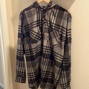 Men’s Burton Dry-Ride Flannel Shirt Jacket, Size L